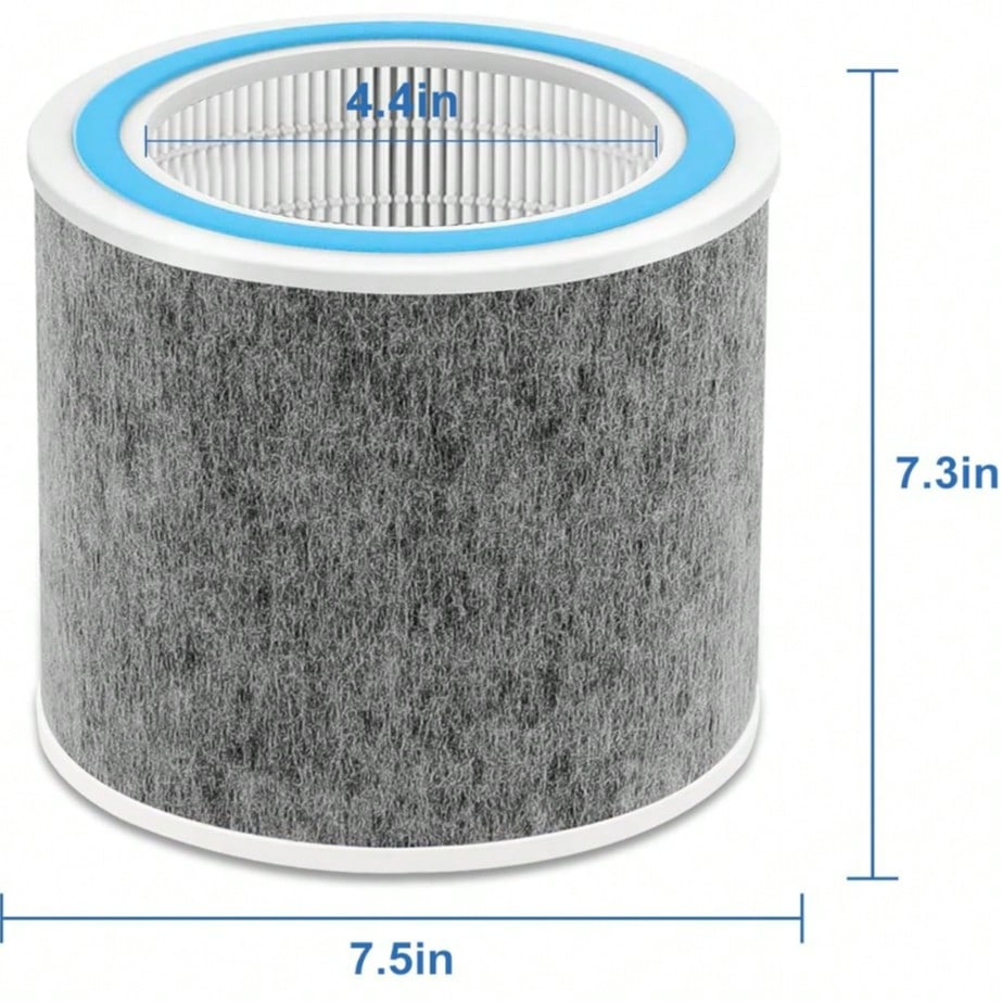1pack HP100 HP102 HP152 True HEPA Replacement Filter Compatible with Shark Air Purifier HP100,HP102,HP130,HP132 and HC450, HC451, HC452, HC455,Compare Part #HE1FKPET, HE1FKBAS Filter - cleaningmarkets