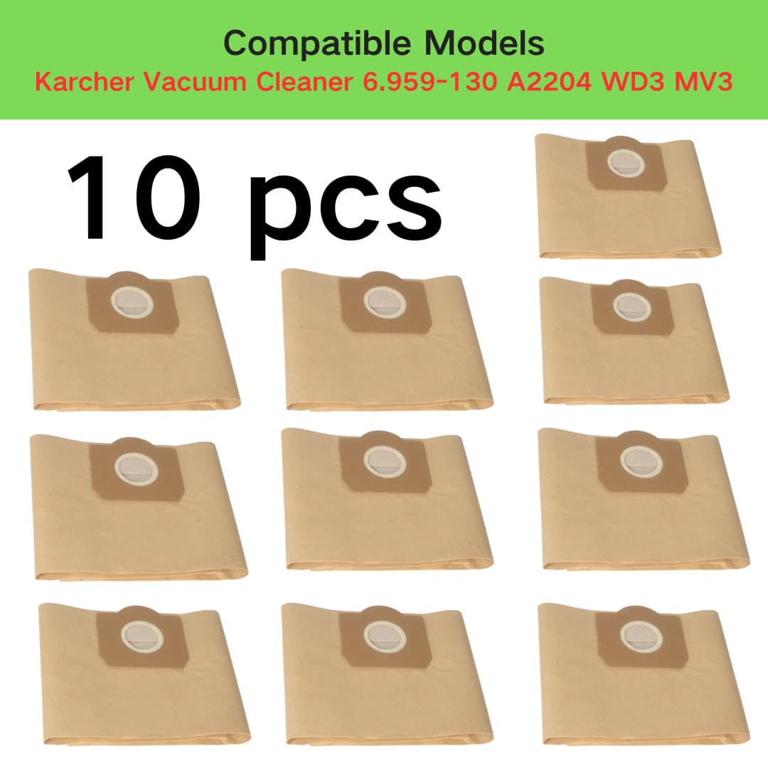 2/5/10 Filter Paper Bags/Non-woven Bags for Karcher Vacuum - View 4