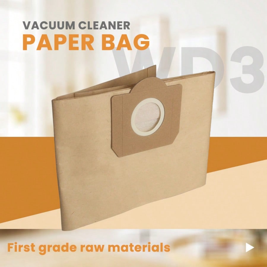 2/5/10 Filter Paper Bags/Non-woven Bags for Karcher Vacuum Cleaners WD3/6.959-1302204/A2656/MV1/WD3200S/E4001/WD3300 - cleaningmarkets