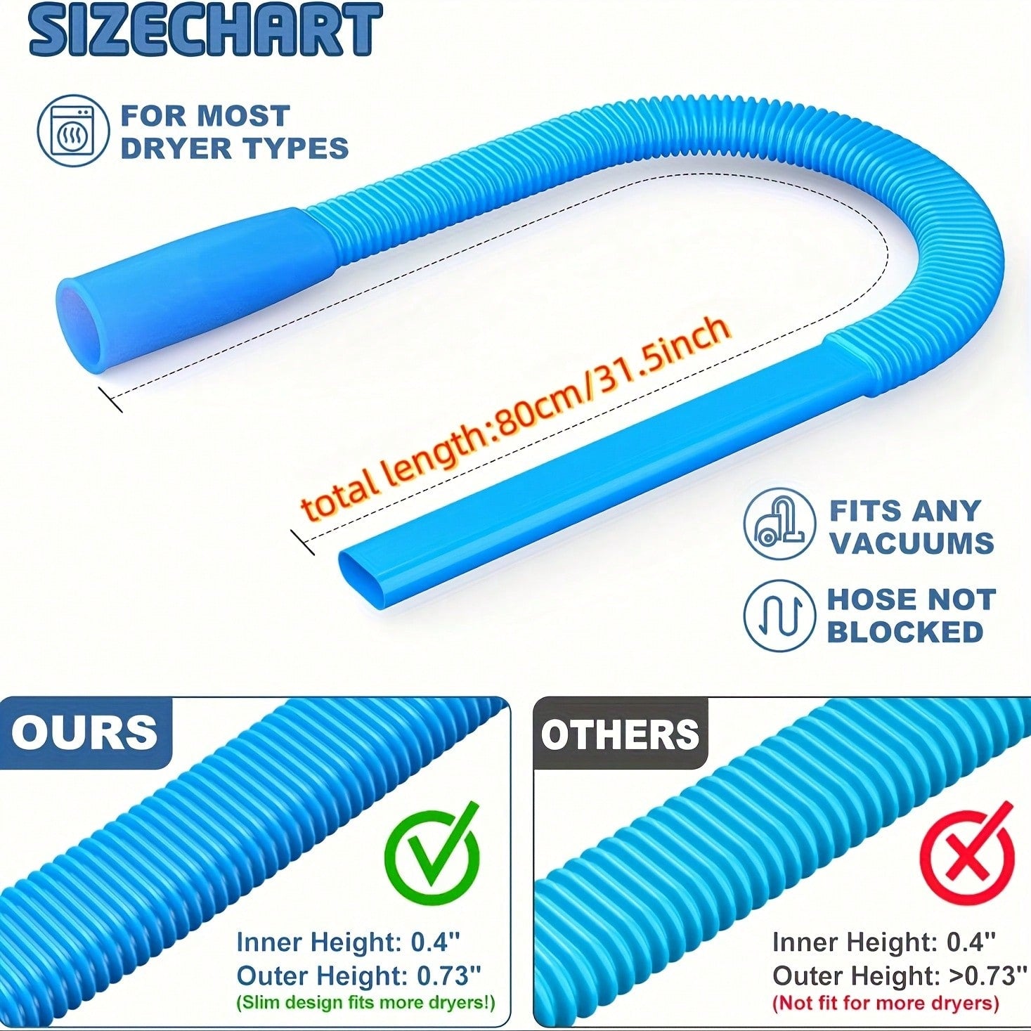 Flexible connecting hose designed for household vacuum - View 7