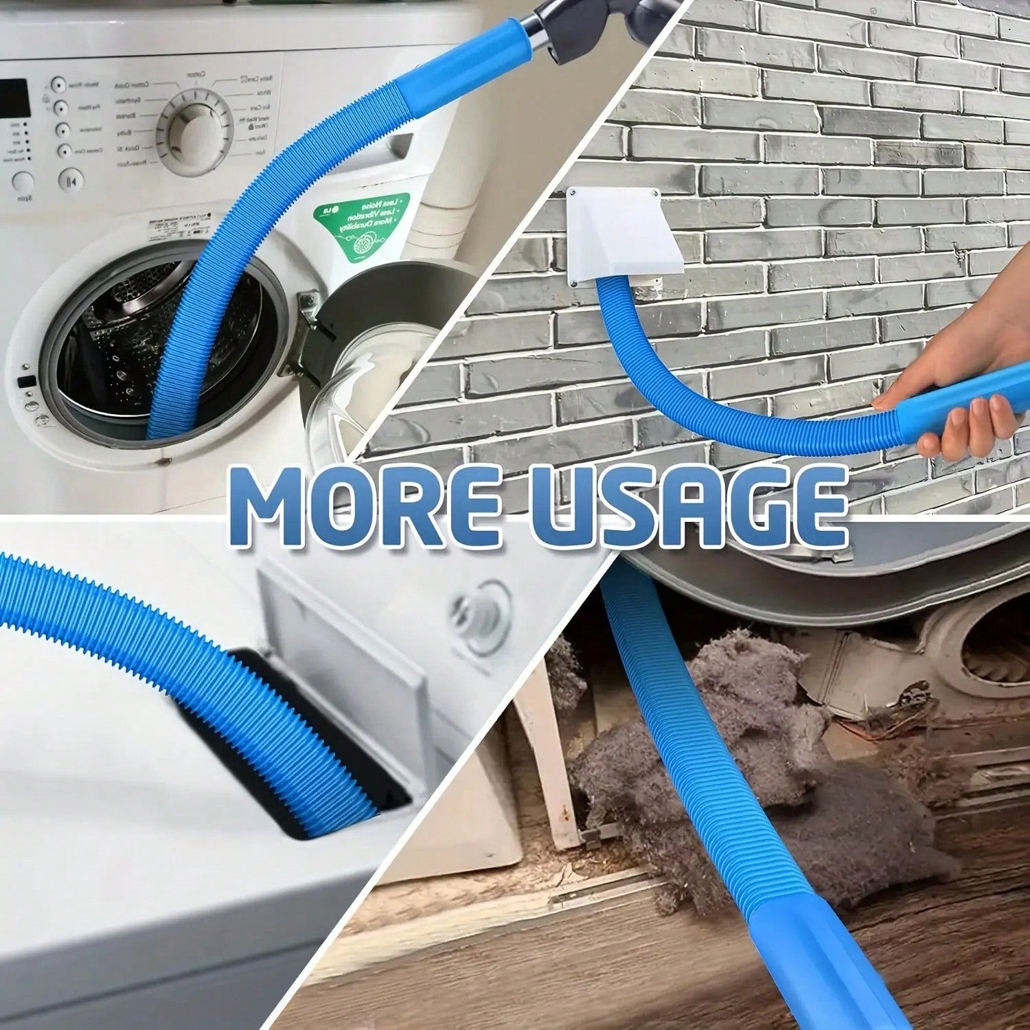 Flexible connecting hose designed for household vacuum - View 4