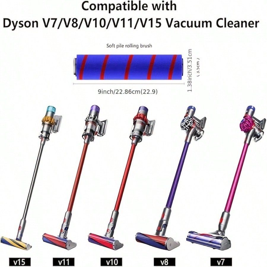 Soft roller brush replacement head for vacuum cleaner - View 4