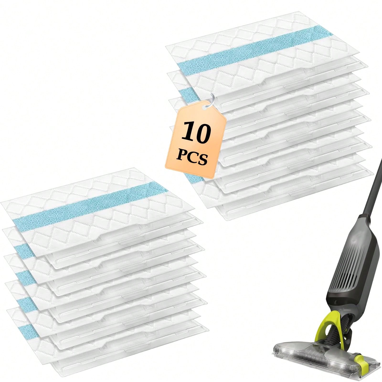 Disposable Hard Floor Mop Pad Refills for Shark VACMOP Pro - View 2