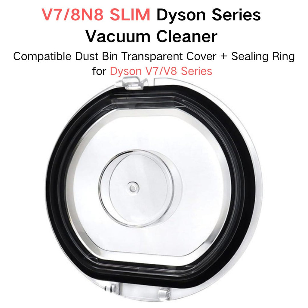 Compatible Dustbin Transparent Cover + Sealing Ring for - View 1