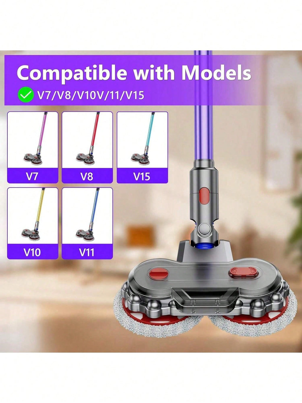 Accessories and spare parts for V7, V8, V10, V11, and V15 - View 2