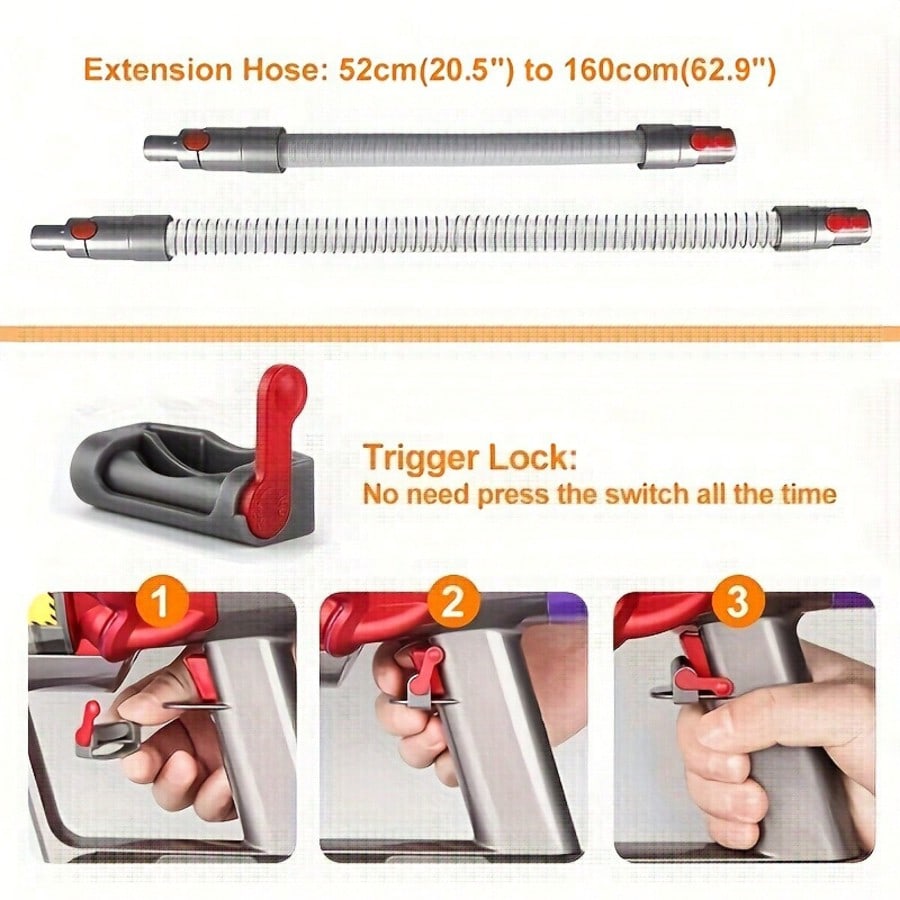 Cat & Dog Hair Cleaning Brush Attachment Set - For Long & - View 13