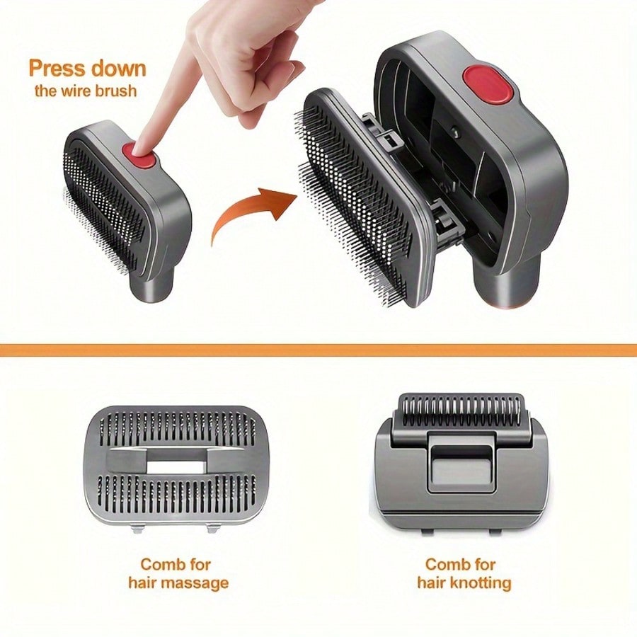 Cat & Dog Hair Cleaning Brush Attachment Set - For Long & Short Hair, Compatible with V7/V8/V10/V11/V15 - cleaningmarkets