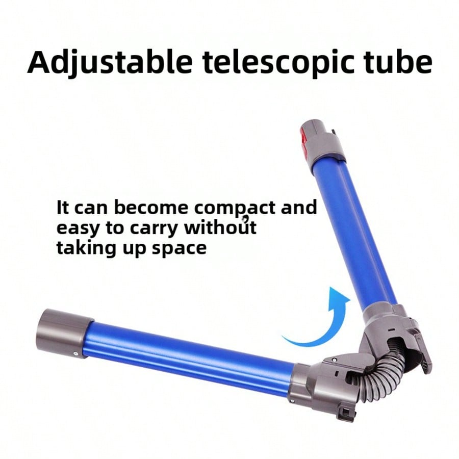 Adjustable Extension Wand for Dyson V7/V8/V10/V11/V15 Vacuum Cleaners - Foldable Design for Easy Storage - cleaningmarkets