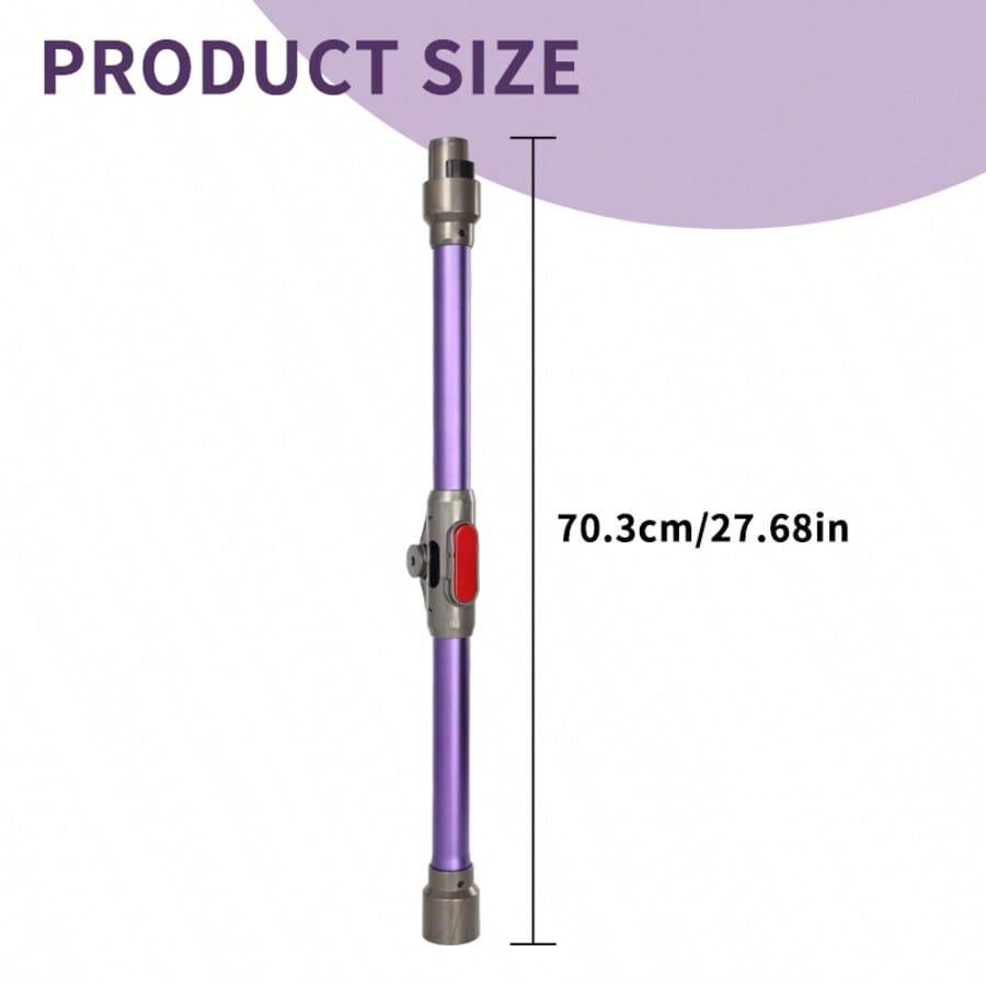 Adjustable Extension Wand for Dyson V7/V8/V10/V11/V15 Vacuum Cleaners - Foldable Design for Easy Storage - cleaningmarkets