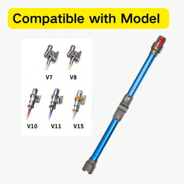 Adjustable Extension Wand for Dyson V7/V8/V10/V11/V15 Vacuum Cleaners - Foldable Design for Easy Storage - cleaningmarkets