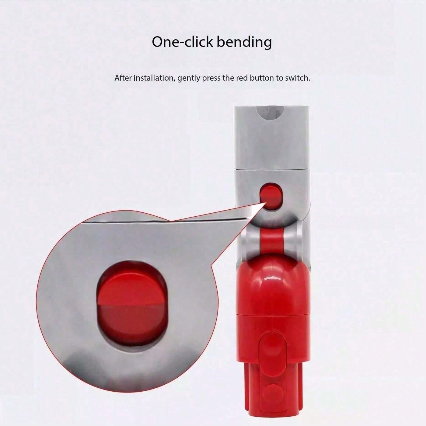 1pc Quick Release Bottom Adaptor Tool - Attachments for Dyson V7/V8/V10/V11/V15 Cleaning - Replacement Part with Easy Installation - cleaningmarkets