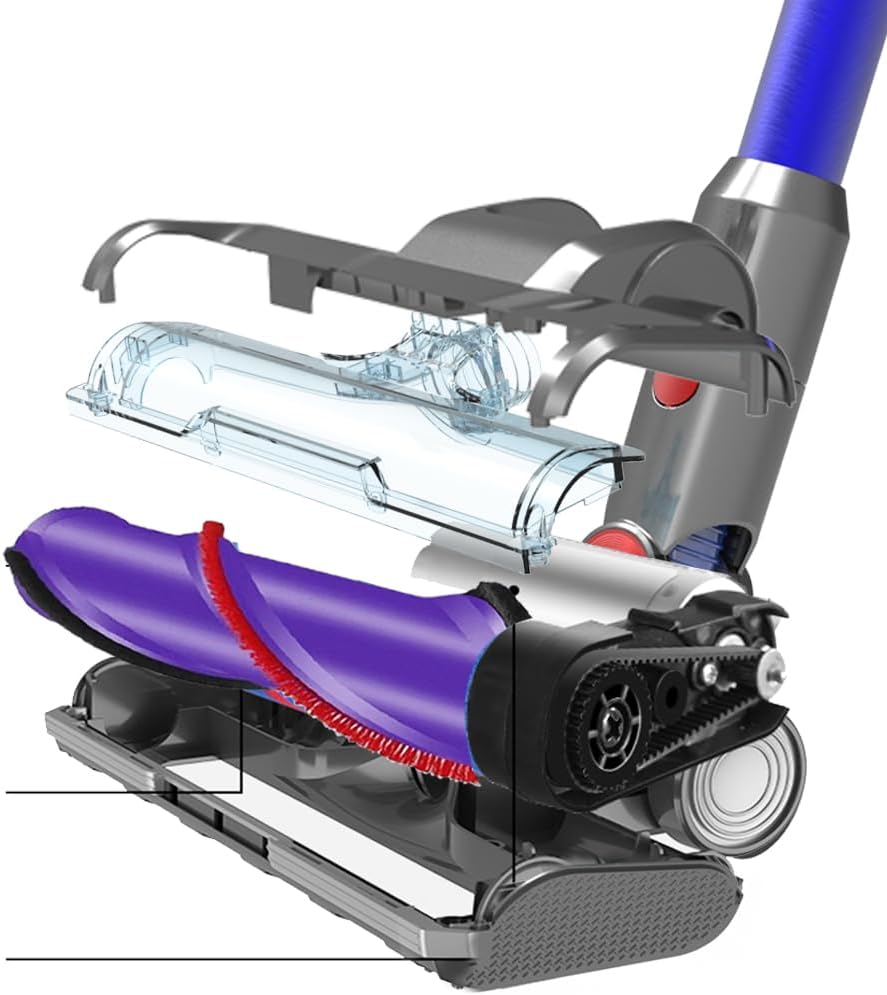 LED Roller Brush Head for Dyson V7/V8/V10/V11/V15 - Carpet - View 3