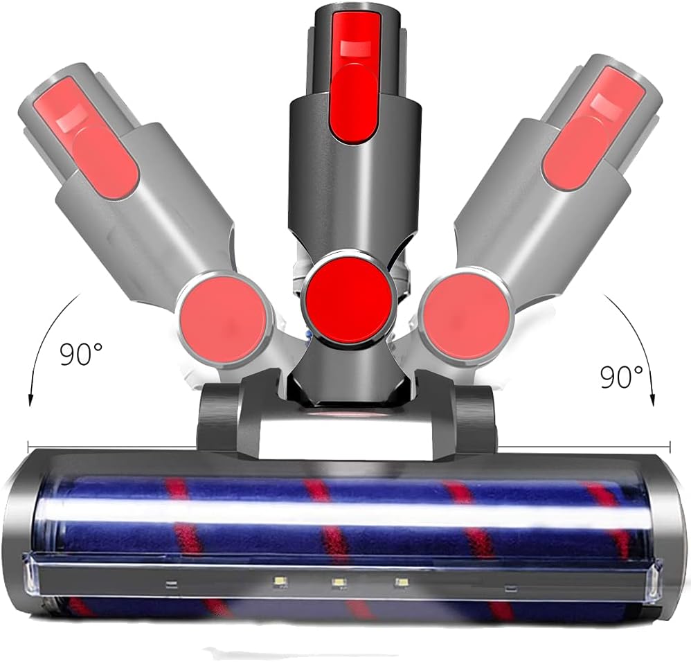 LED Roller Brush Head for Dyson V7/V8/V10/V11/V15 - Carpet - View 4