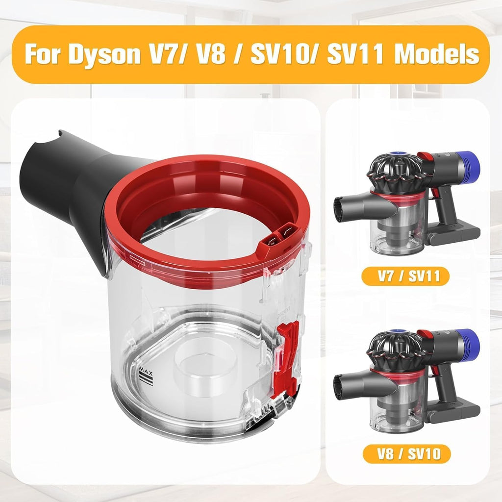 V8 Replacement Dust Bin for Dyson V7 V8 SV10 SV11 Parts - View 2